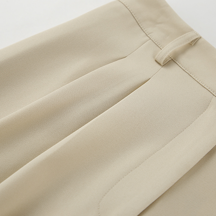 Womens High Waisted Wide Leg Trousers | Casual