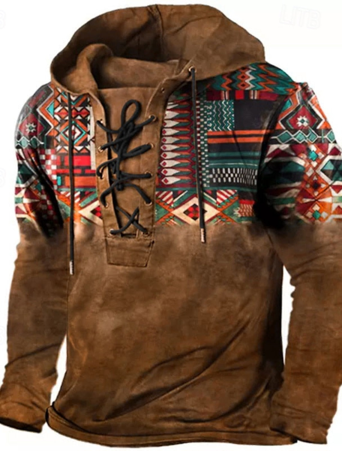Mens Ethnic Style Hoodie | Casual