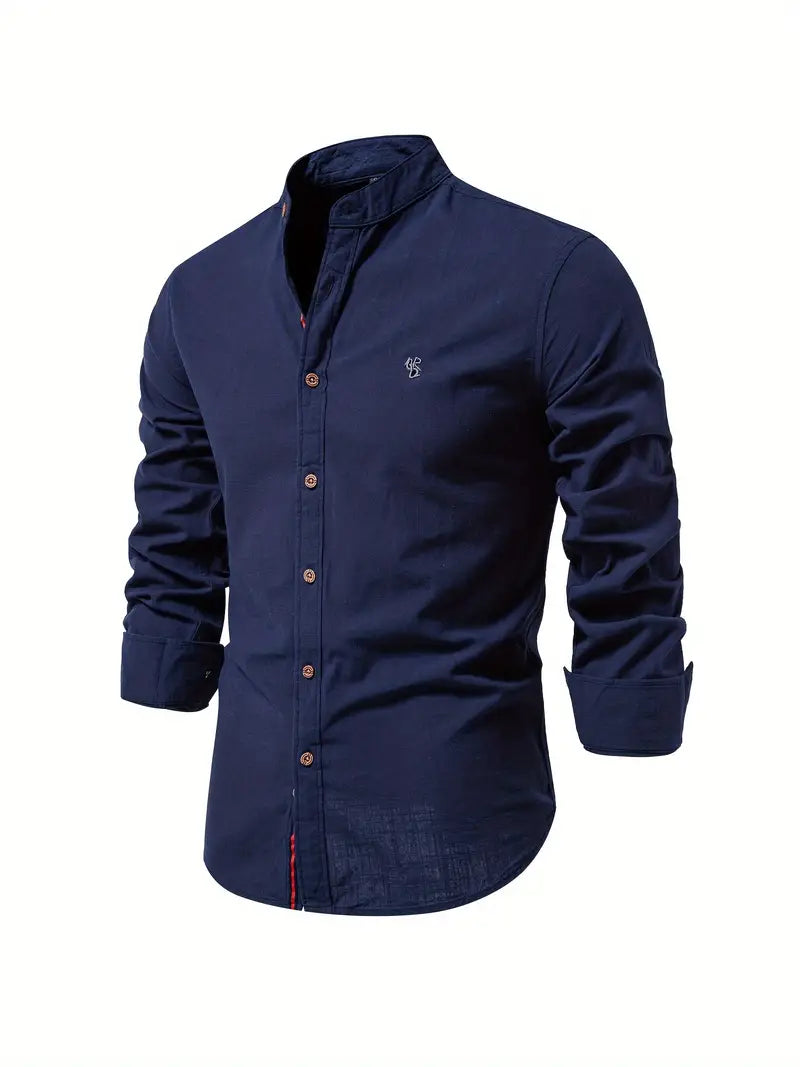 Men’s Buttoned Shirt | Long-Sleeve Design