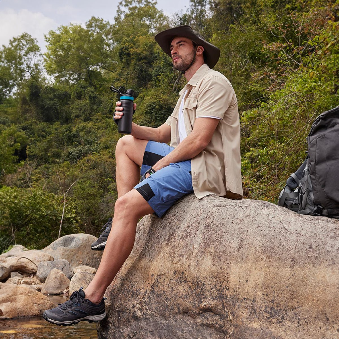 Shorts Cargo Légers Pour Hommes À Séchage Rapide | Multi-Poches