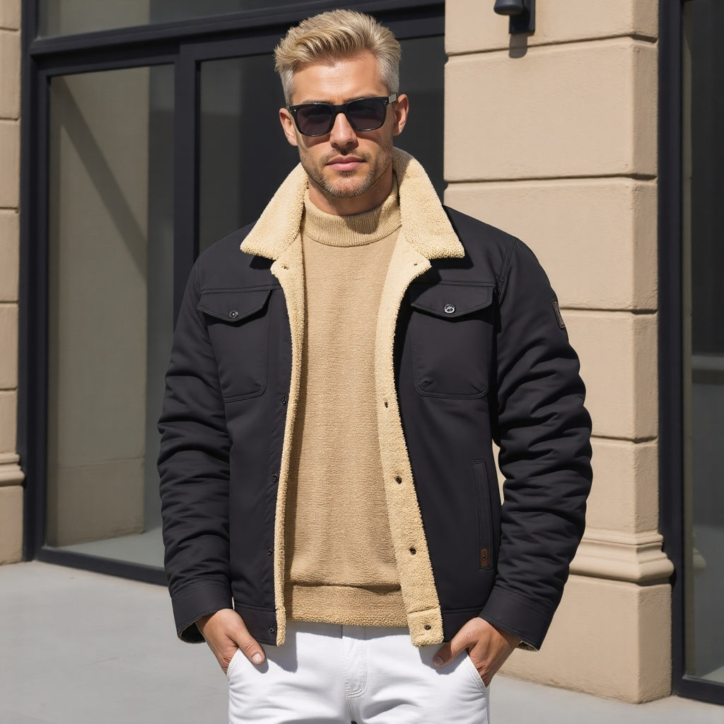 Veste Bomber Vintage Pour Hommes | Classique