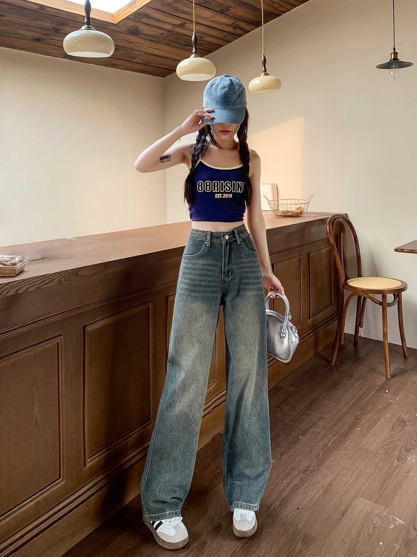 Womens Wide Leg Trouser | Vintage Jeans