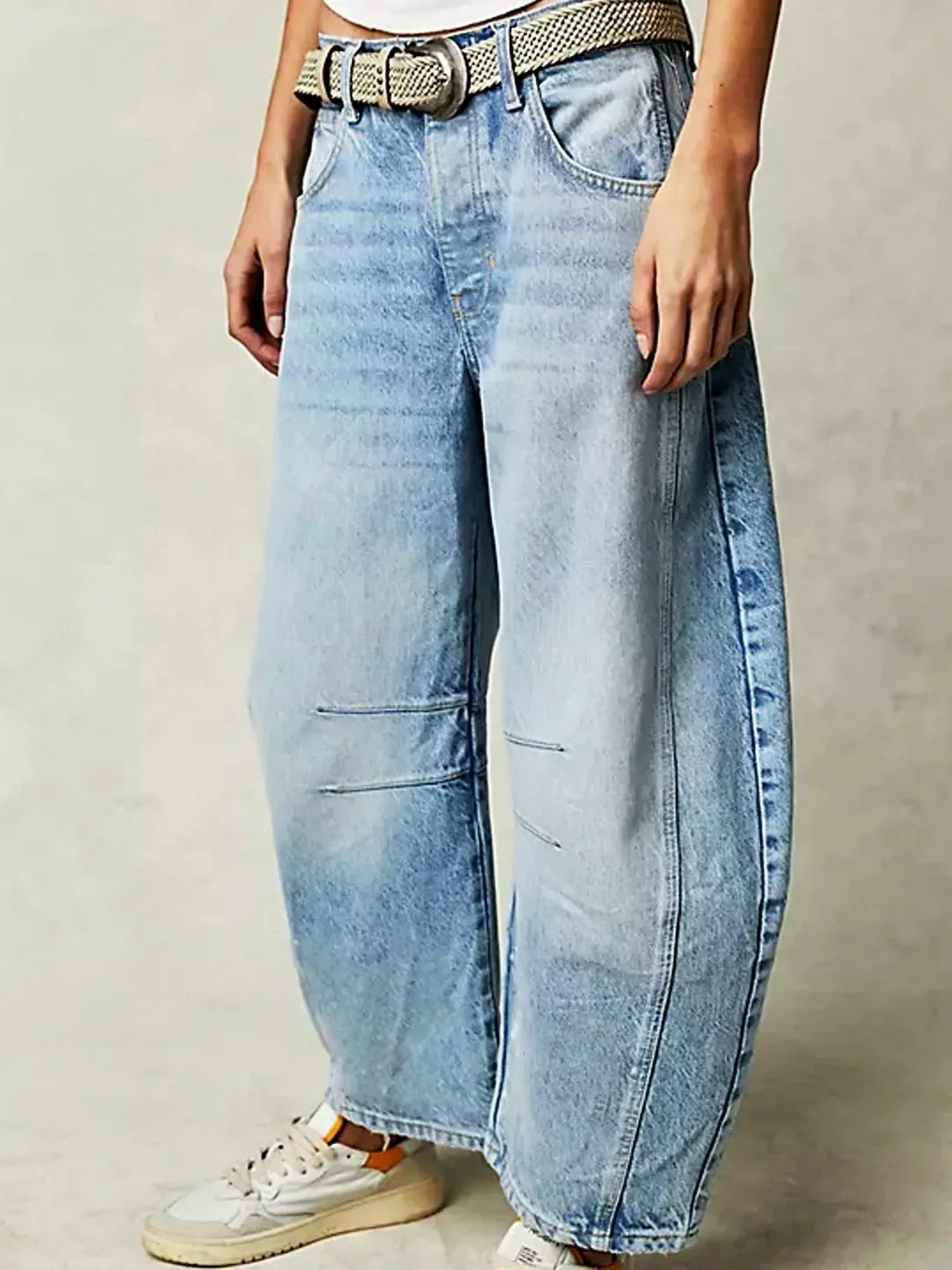 Womens Leopard-Print Jeans | Trendy