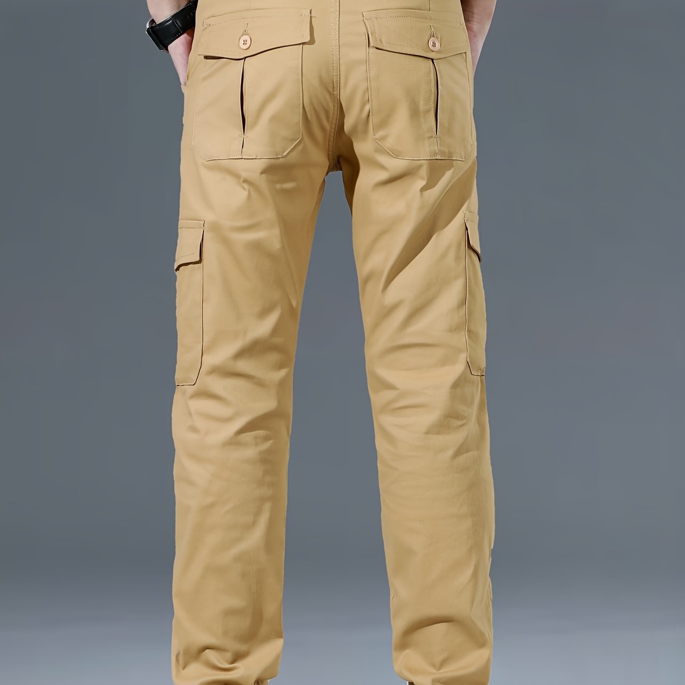 Menss Solid Color Cargo Trouser | Regular Fit