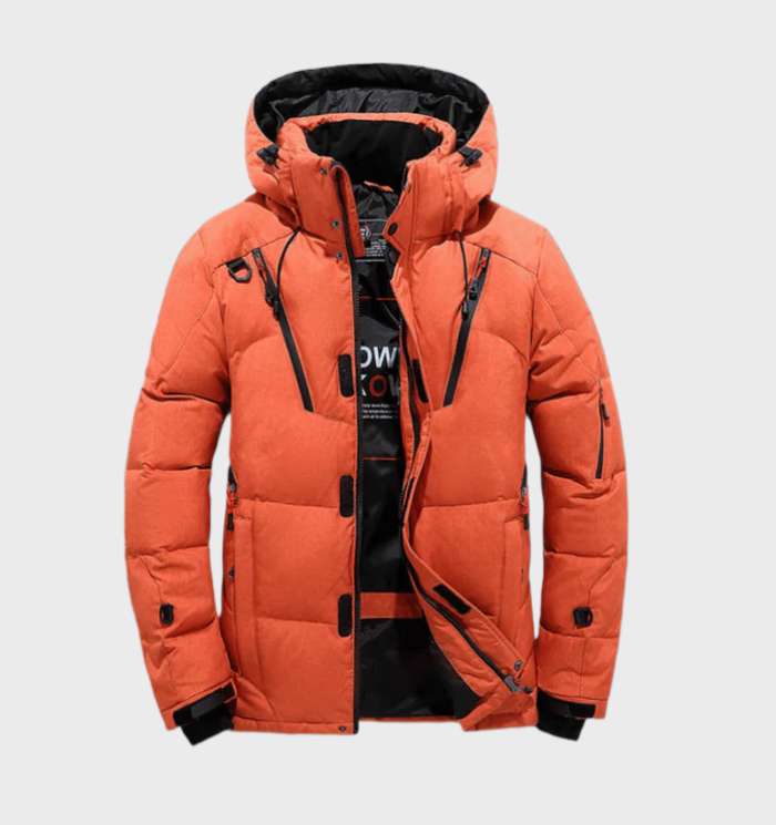 Men’s Padded Winter Parka Jacket | Hooded