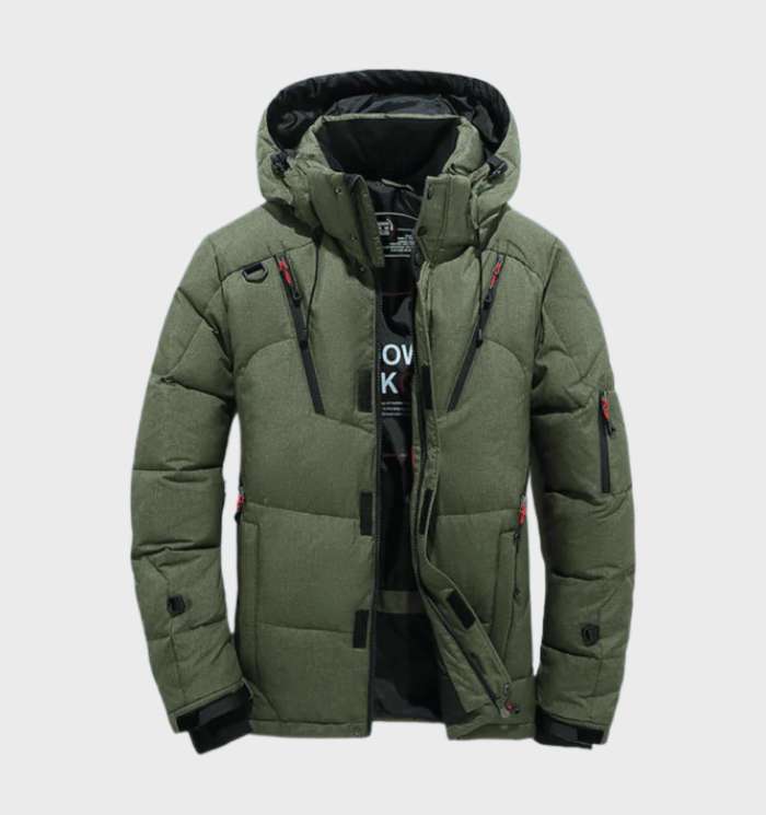 Men’s Padded Winter Parka Jacket | Hooded
