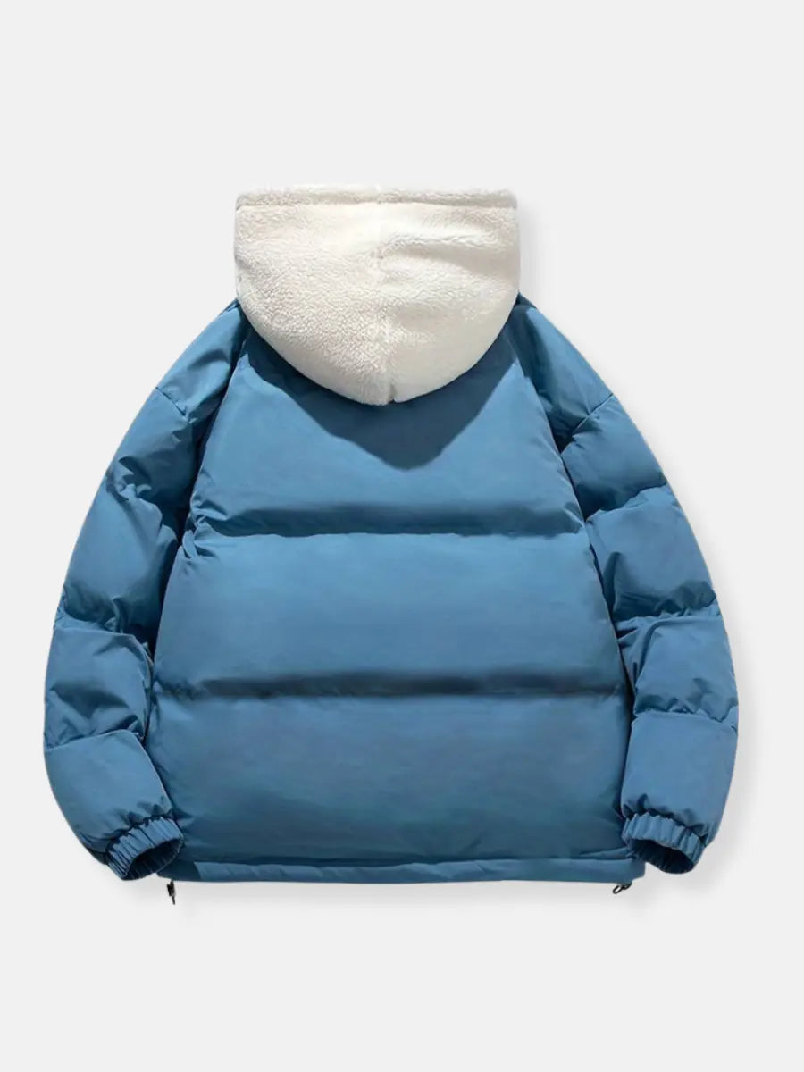 Hooded Winter Zip Jacket | Street Wear Design