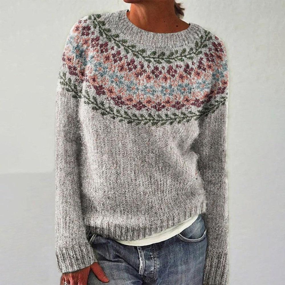 Women’s Classic Knitted Pullover | Nordic Pattern