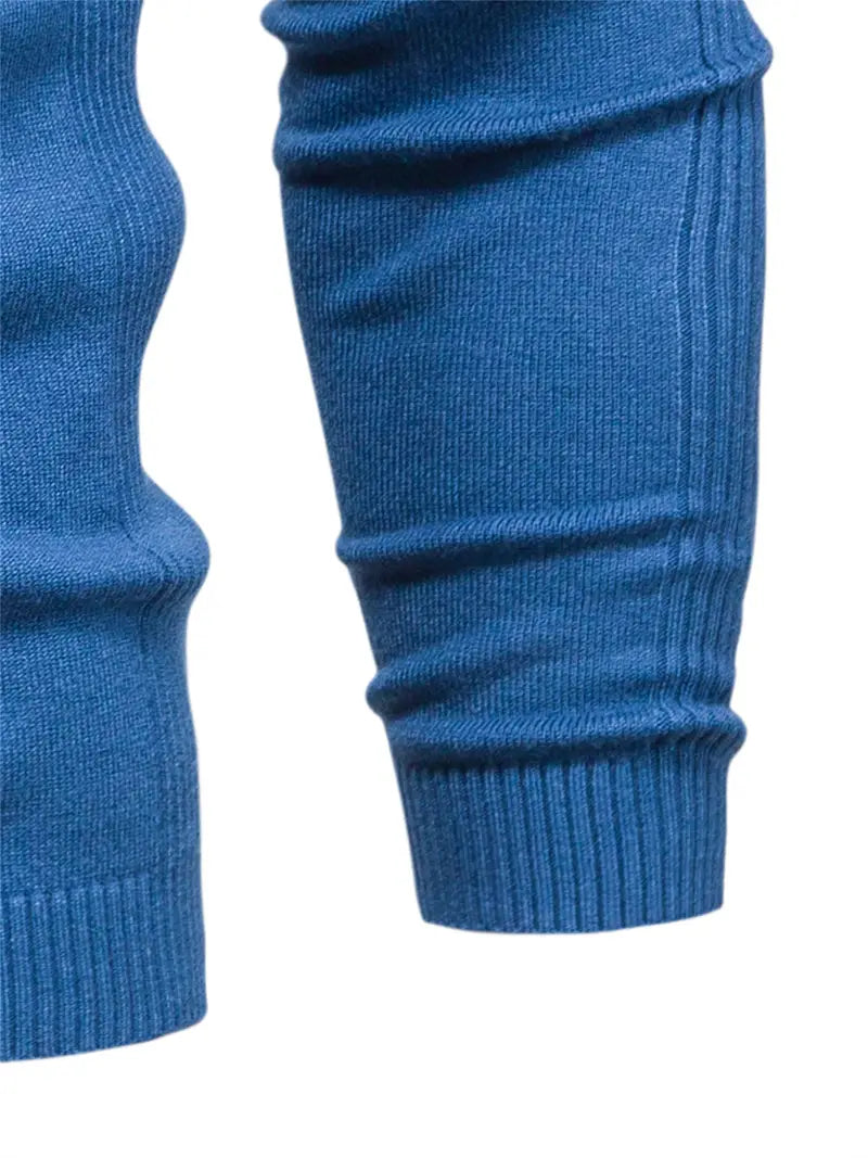 Pull Col Roulé Ajusté Pour Hommes | Vêtement Smart Casual A Manches Longues