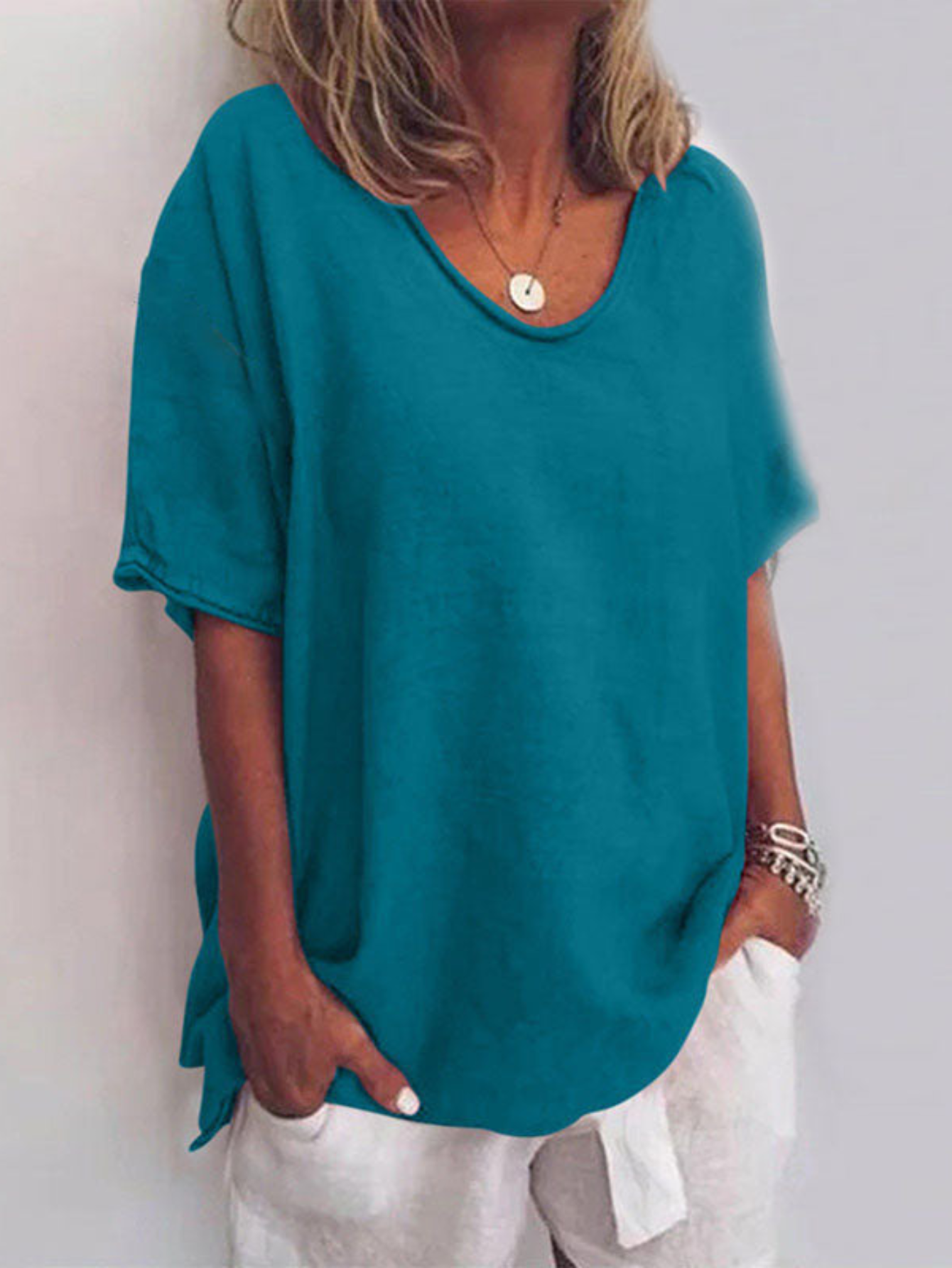 Casual Blouse Women | Short Sleeves