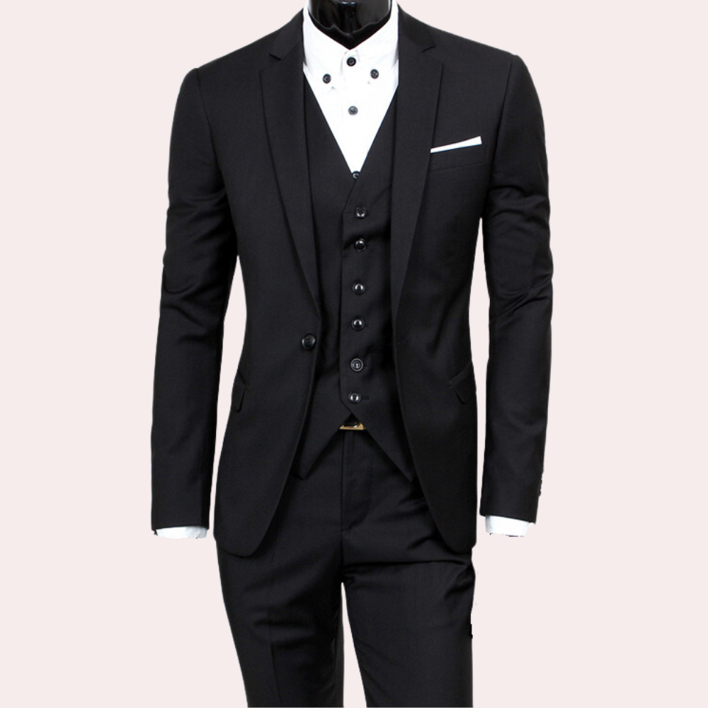 Men’s Stylish 3-Piece Suit | Casual