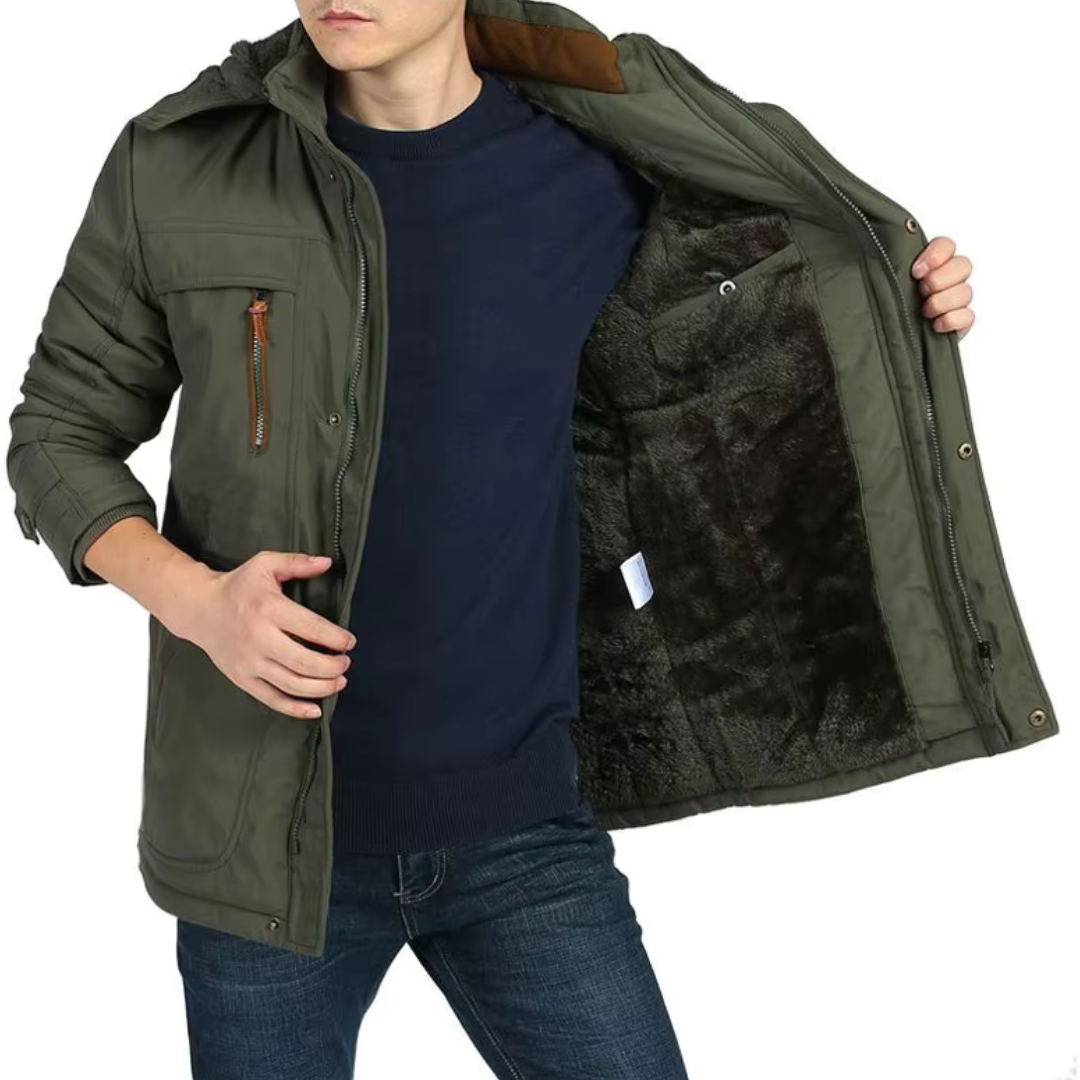 Men’s Stylish Winter Coat | Hooded Design