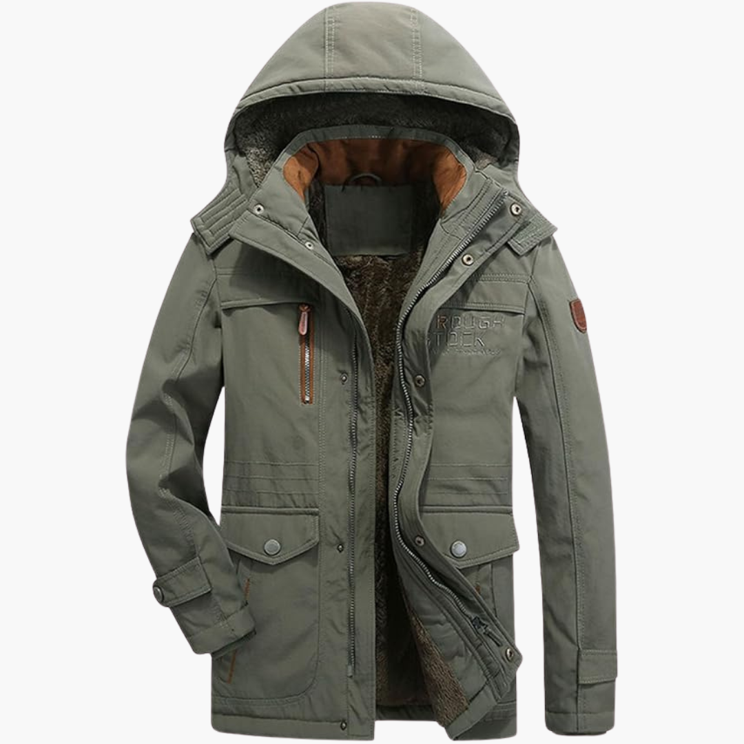 Men’s Parka Jacket | Adjustable Hood