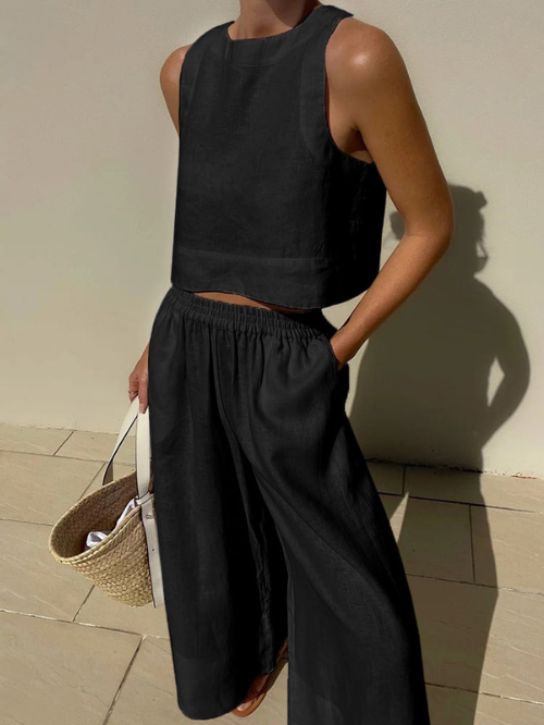 Ensemble Femme Élégant en Deux Pièces | Tenue d'Été