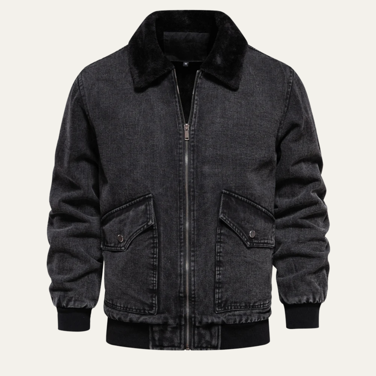 Men’s Casual Jacket | Collar Detail & Relaxed Style