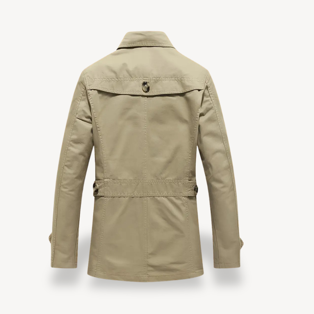 Men’s Tailored Trench Coat | Double-Breasted Design