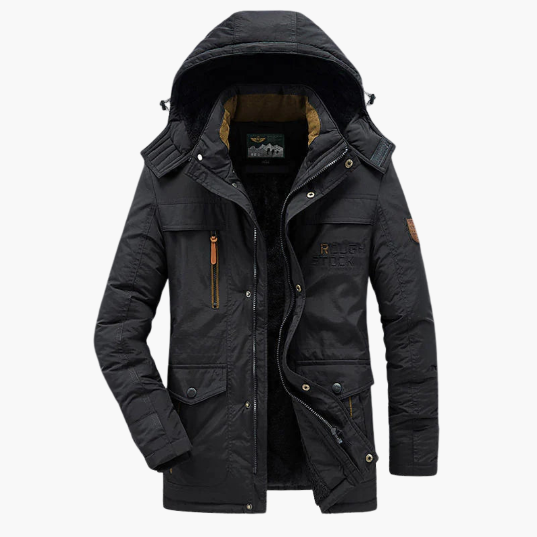 Men’s Parka Jacket | Adjustable Hood