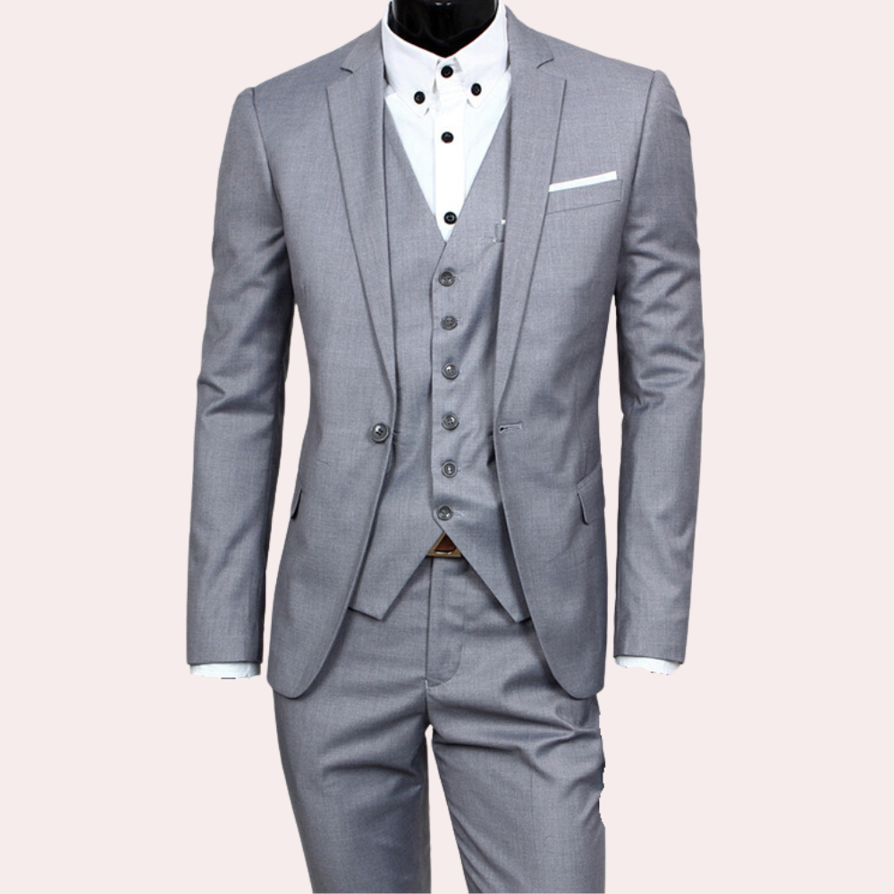 Men’s Stylish 3-Piece Suit | Casual