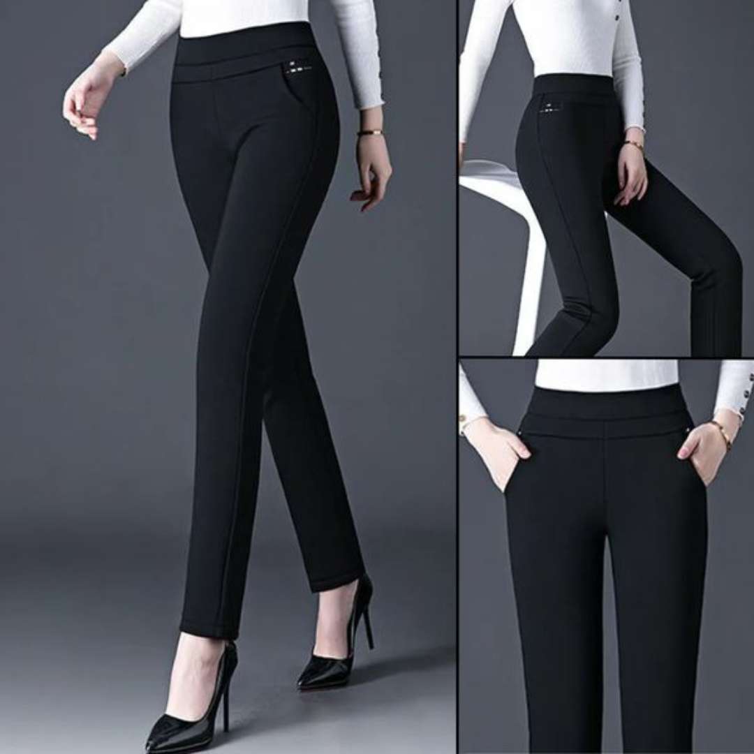 Leggings Femme Taille Haute | Ajustement Élastique Avec Détail de Poche
