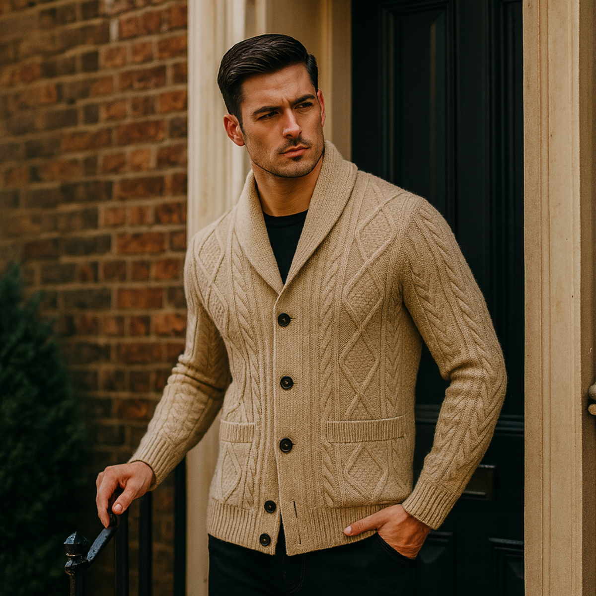 Men’s Button Cardigan | Classic Design