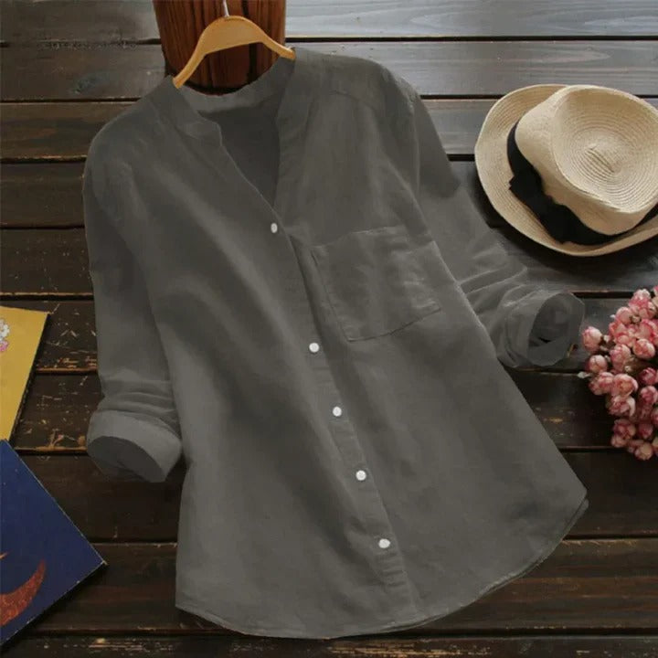 Women’s Casual Button-Up Shirt | Long Sleeve