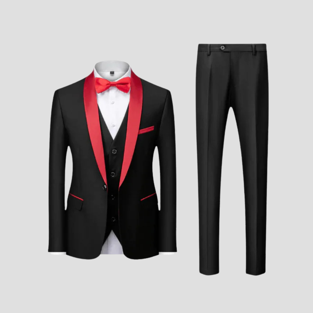 Men’s Classic Tailored Three-Piece Suit | Formal