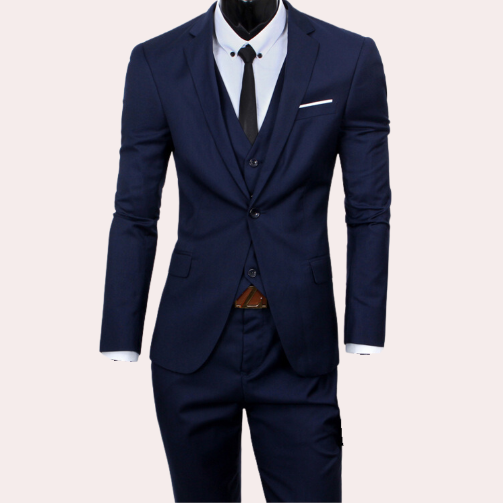 Men’s Stylish 3-Piece Suit | Casual