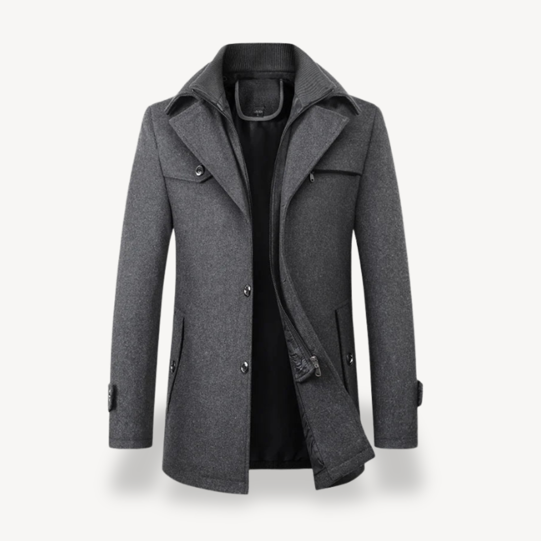 Men’s Formal Trench Coat | Modern Fit