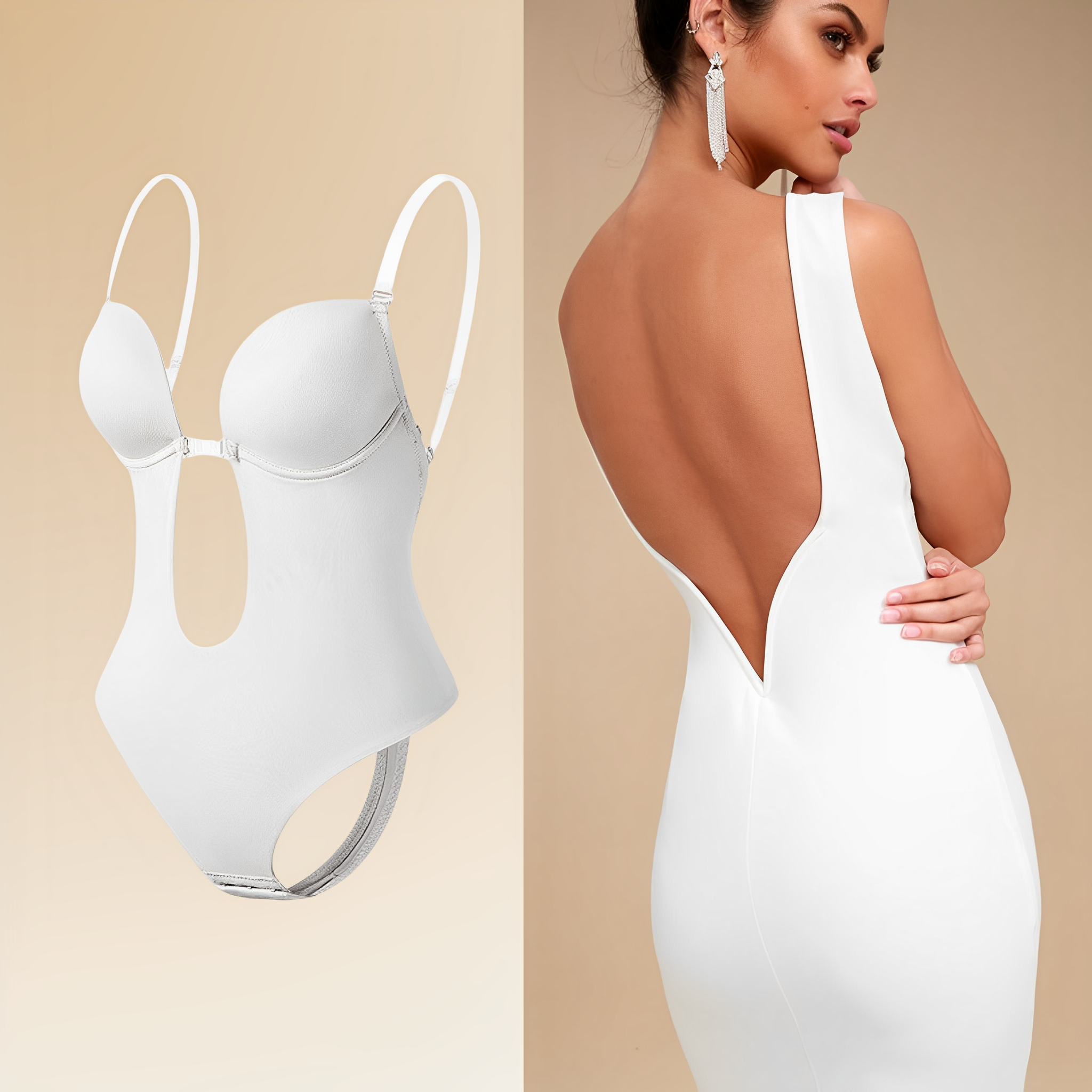 Body Elégant Sans Dos Pour Femmes | Chic