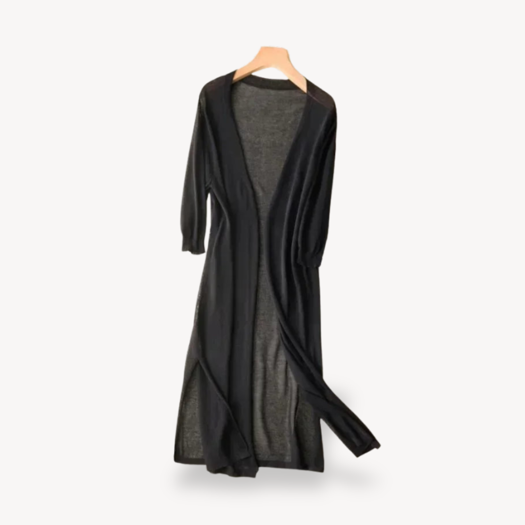 Cardigan Long En Tricot Pour Femmes | Élégant