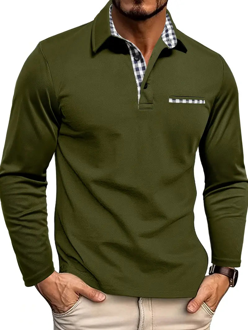 Mens Polo Shirt | Long Sleeves