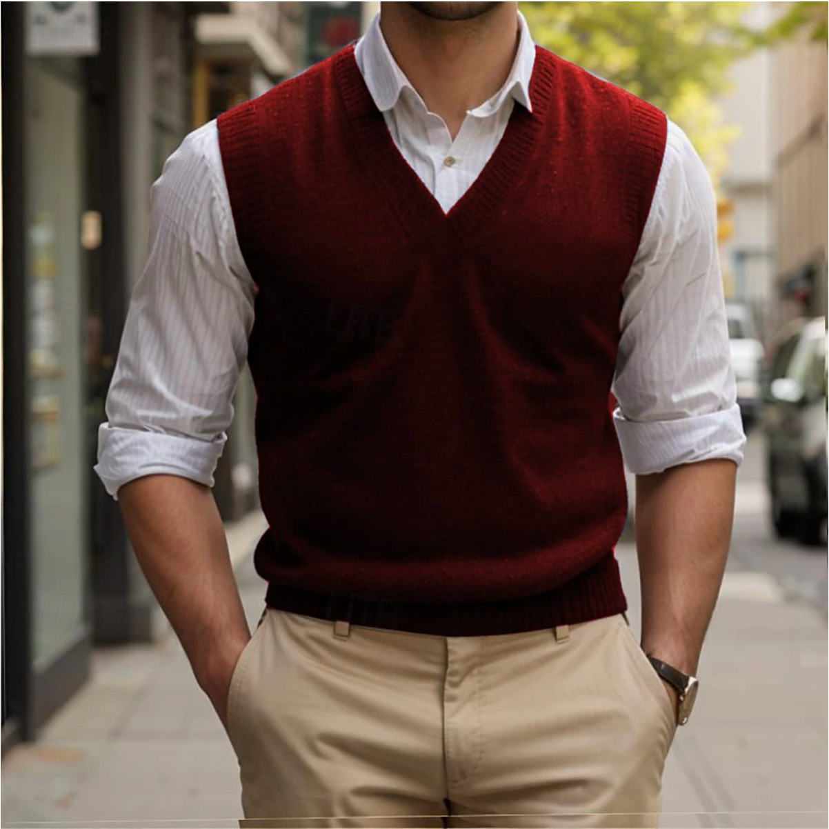 Vintage Sleeveless Top For Men | Casual