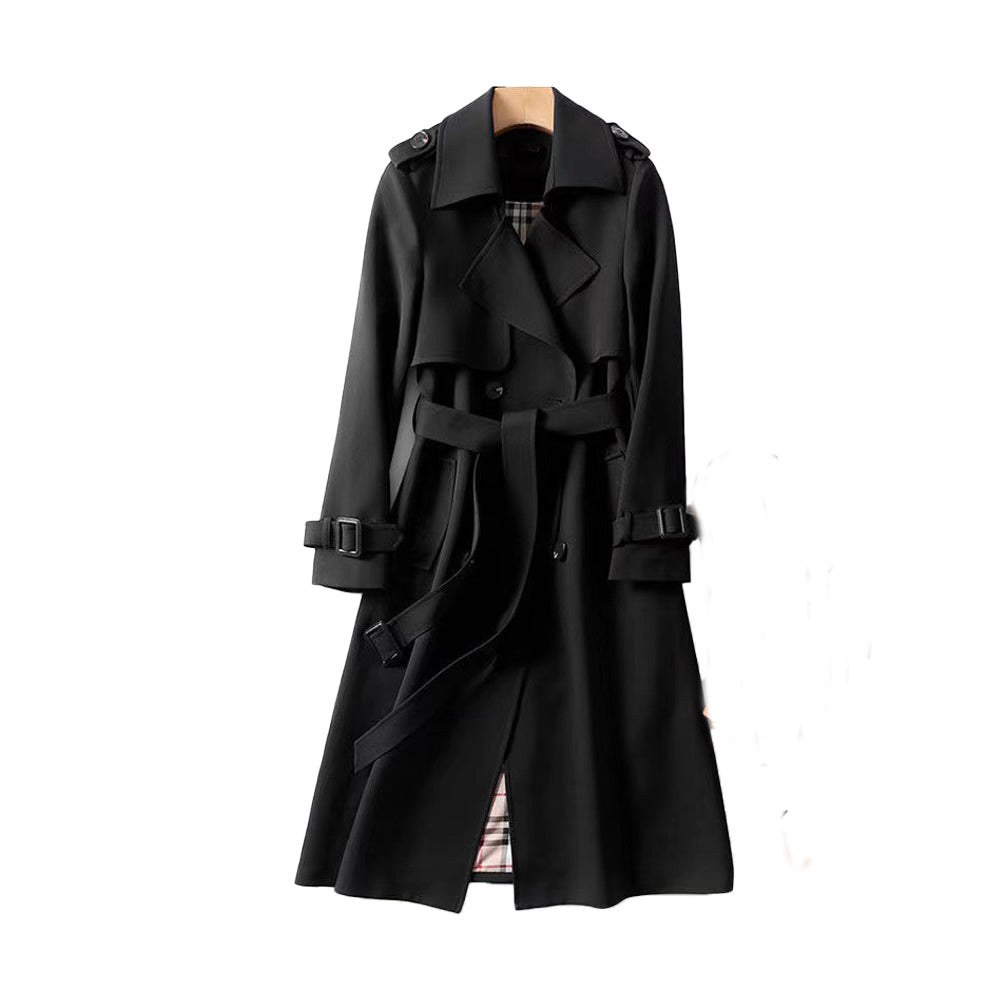 Manteau Trench Classique A Double Bouton Pour Femme | Vêtement Indémodable