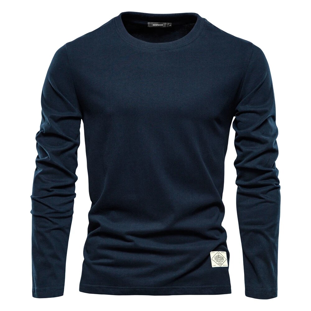 T-Shirt A Manches Longues Décontracté Pour Hommes | Classique