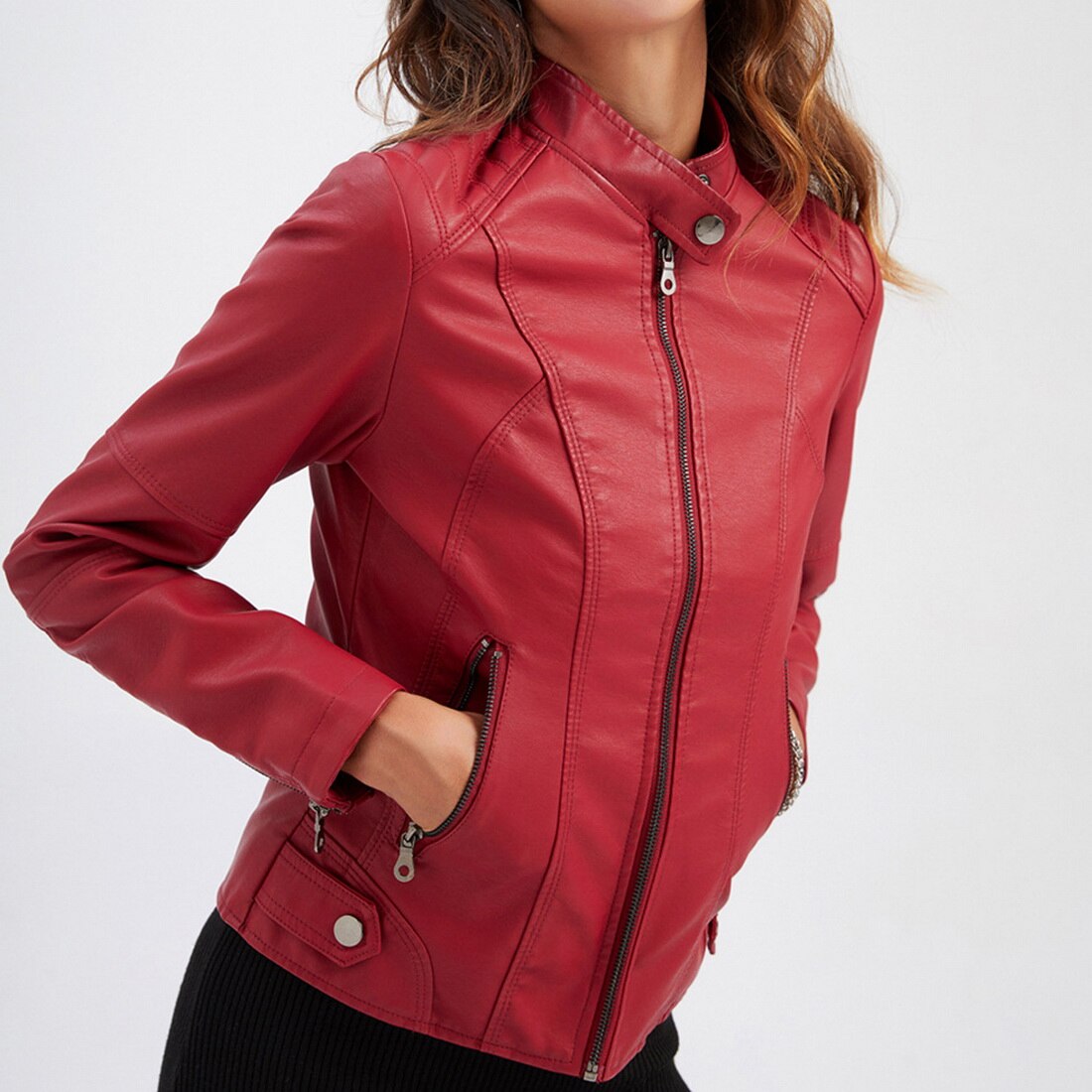 Veste en Cuir Stylée pour Femme | Tendance