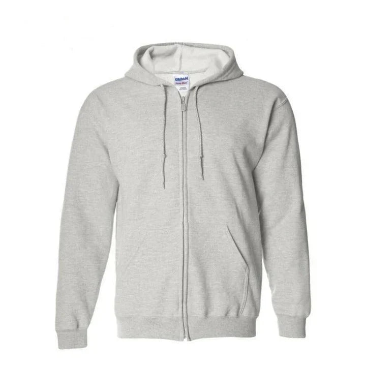 Men’s Casual Zip Up Hooded Sweatshirt