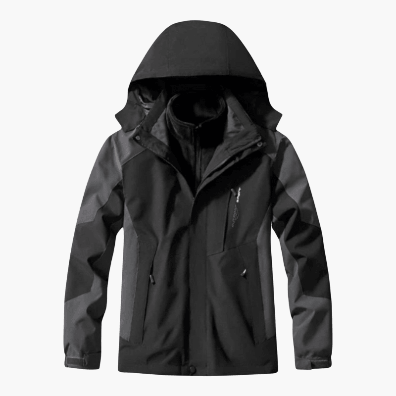 Men’s Hooded Outdoor Jacket | Multi-Pocket