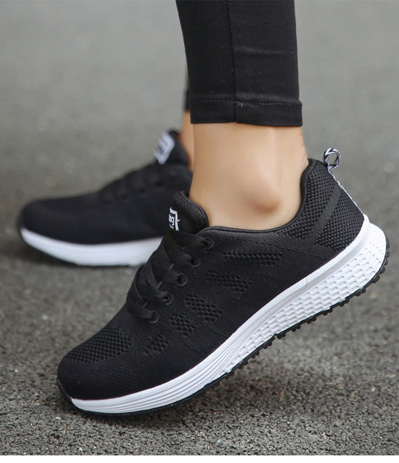 Women’s Casual Walking Shoes | Rounded Toe Design