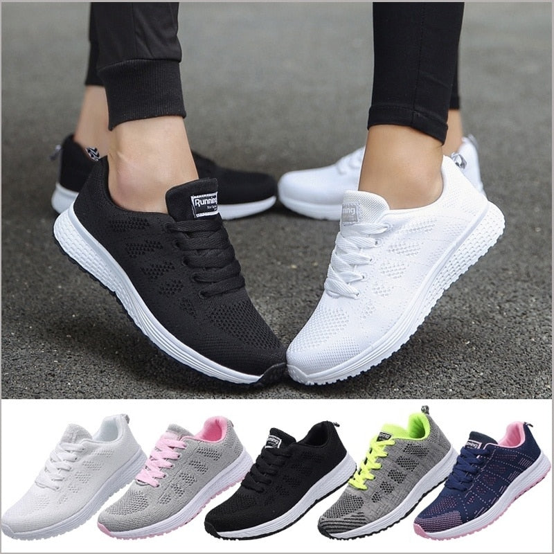 Women’s Casual Walking Shoes | Rounded Toe Design