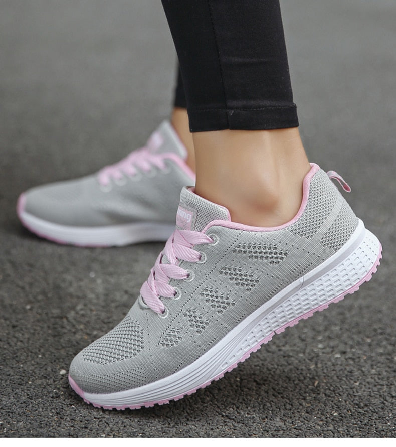 Women’s Casual Walking Shoes | Rounded Toe Design