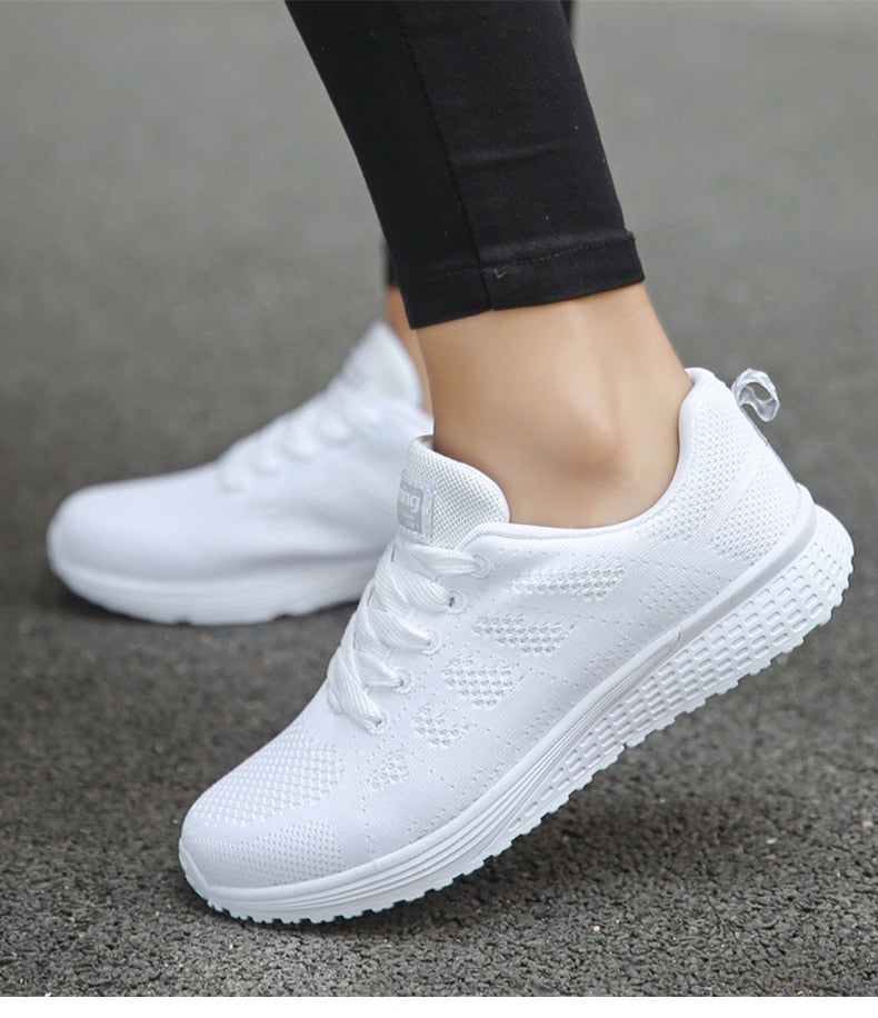 Women’s Casual Walking Shoes | Rounded Toe Design