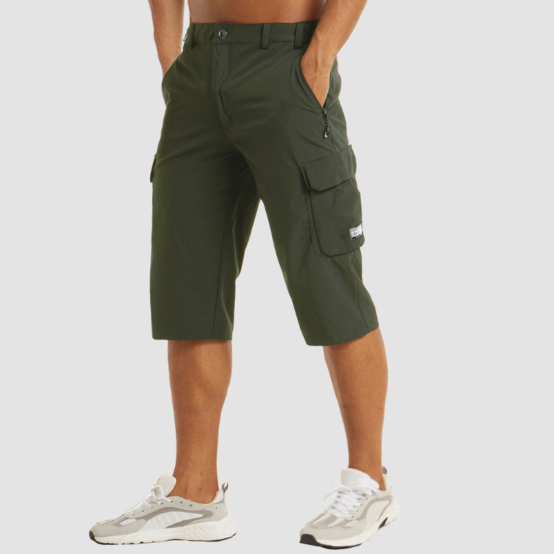 Shorts Cargo Pour Hommes Polyvalents A Séchage Rapide | Fonctionnels