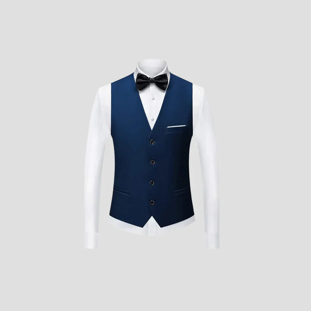 Men’s Classic Tailored Three-Piece Suit | Formal
