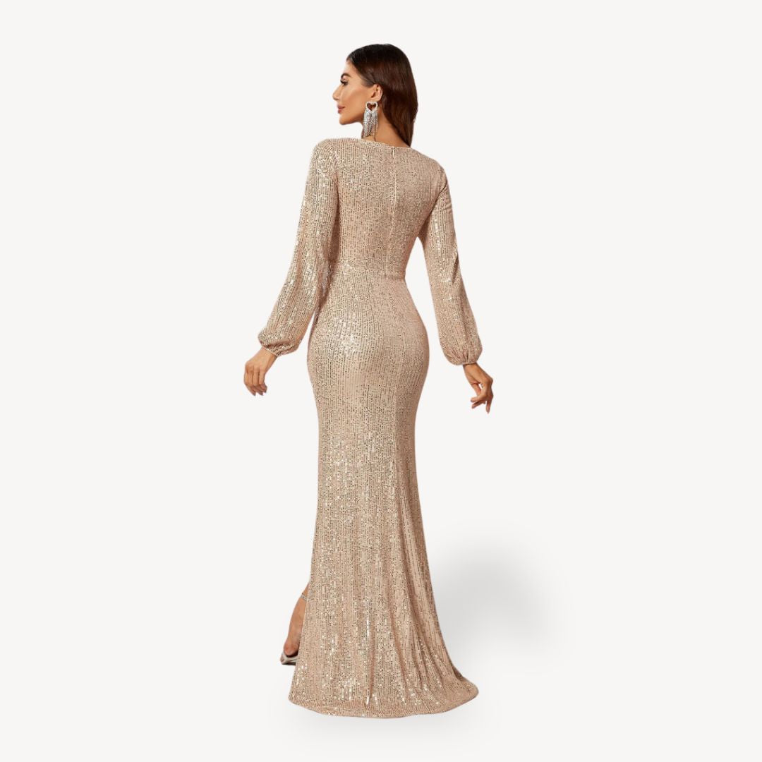 Women's Sequin Evening Dress | Maxi