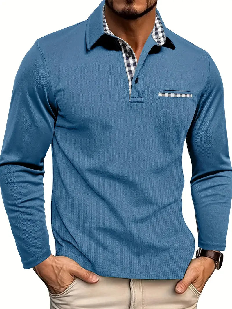 Mens Polo Shirt | Long Sleeves