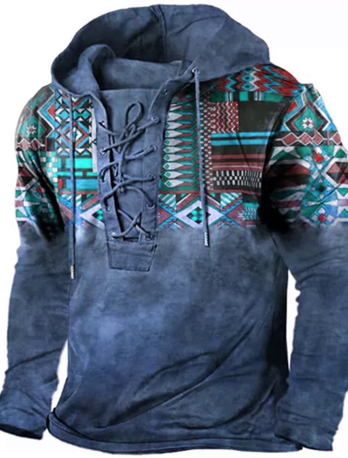 Mens Ethnic Style Hoodie | Casual
