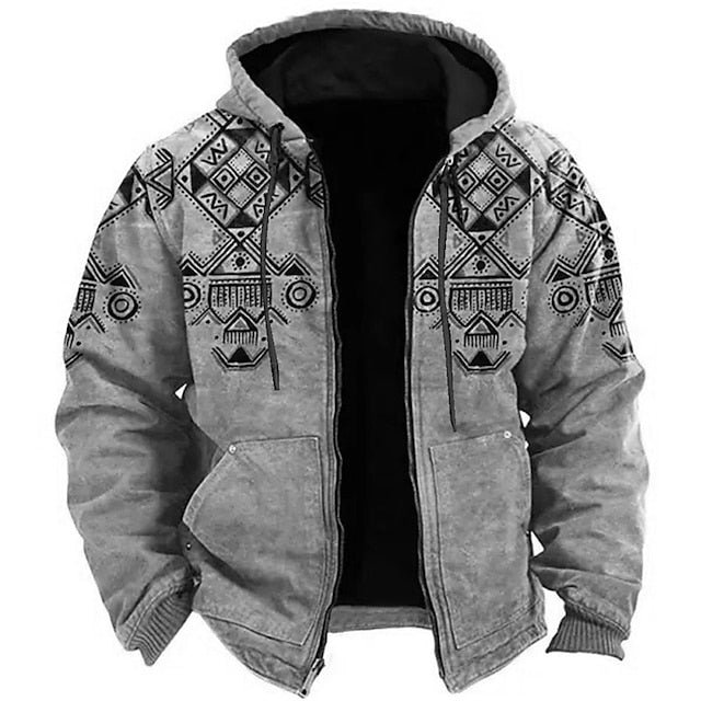 Mens Hoodie Tribal Graphic | Stylish
