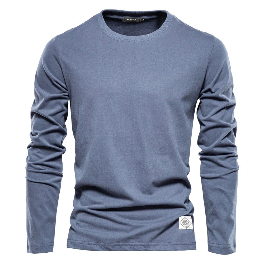T-Shirt A Manches Longues Décontracté Pour Hommes | Classique