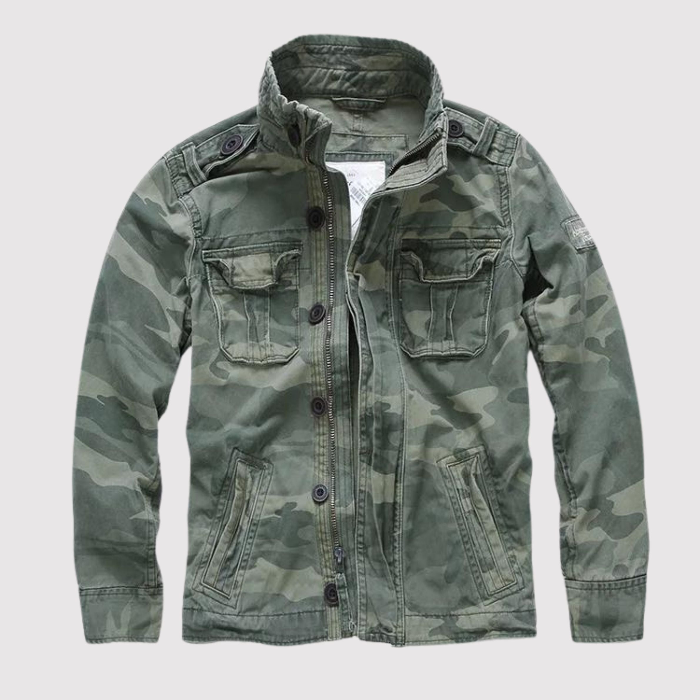 Veste En Jean Rétro Stylée Pour Homme | Multi-Poches