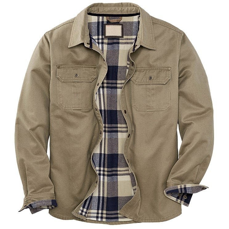 Veste Trucker Cirée Rugged Pour Hommes | Vêtements d'extérieur Résistants à l'Eau Toutes Saisons